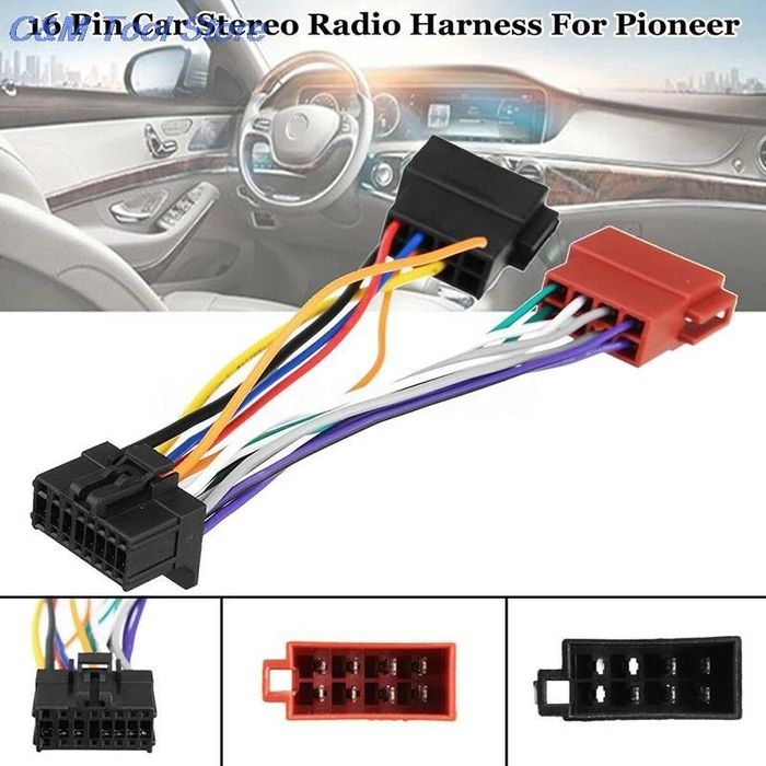 конектор букса за автомобилно радио pioneer car stereo radio ...