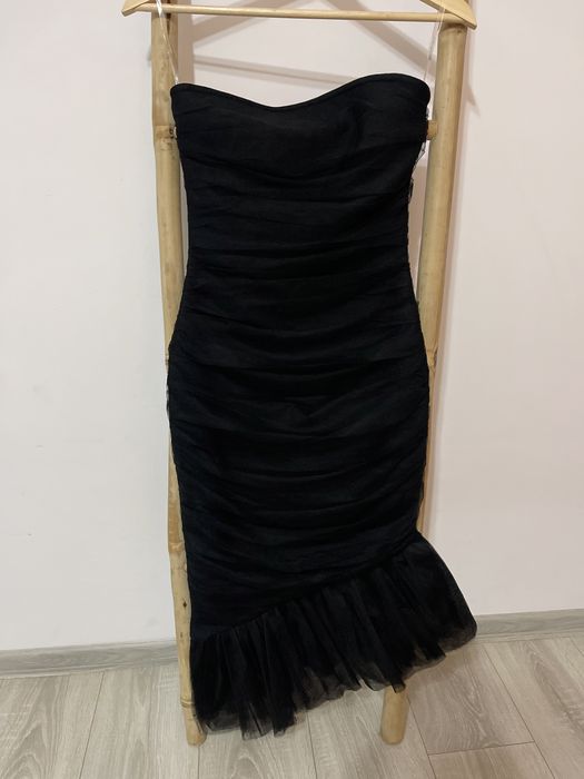 rochie bandage cu voal