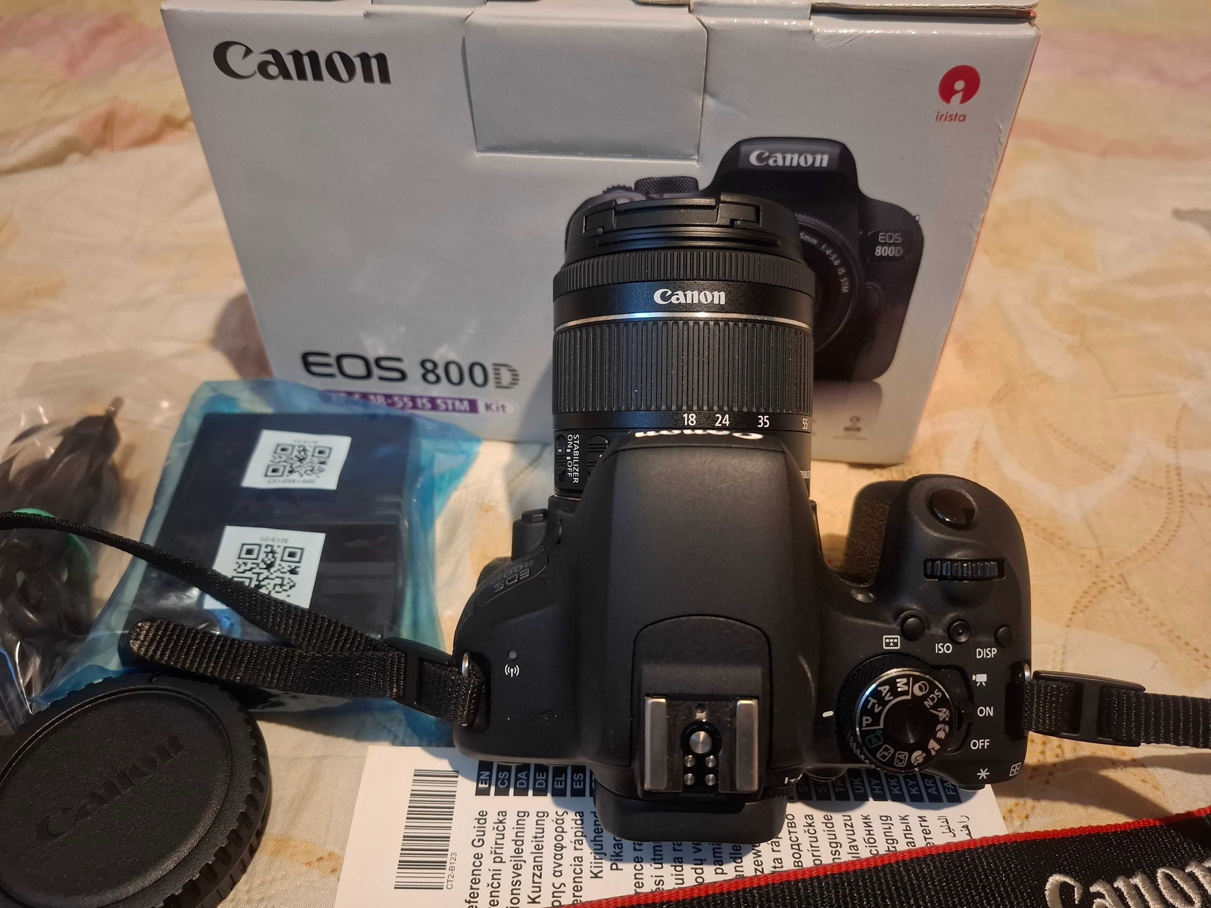 Фотоапарат Canon 800D на 9,2к