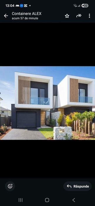 Case modulare de diferite modele si dimensiuni, din structura metalica