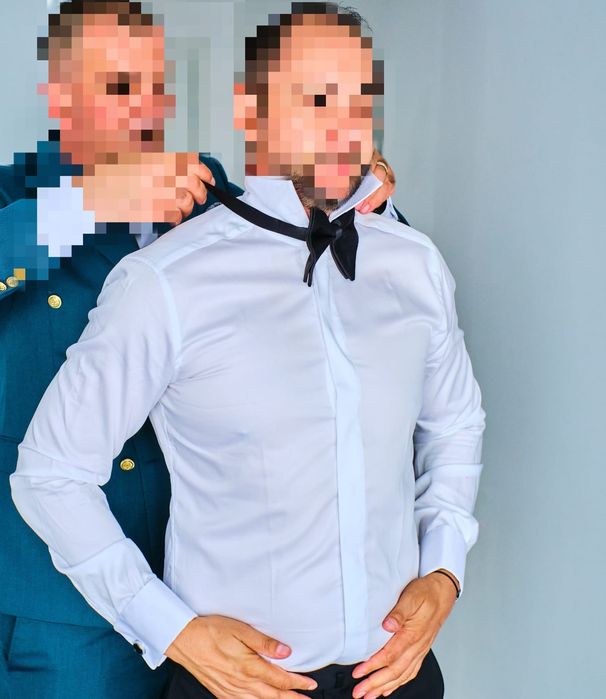 Costum de ceremonie marca Viggo, creat de celebrul designer Cătălin Bo