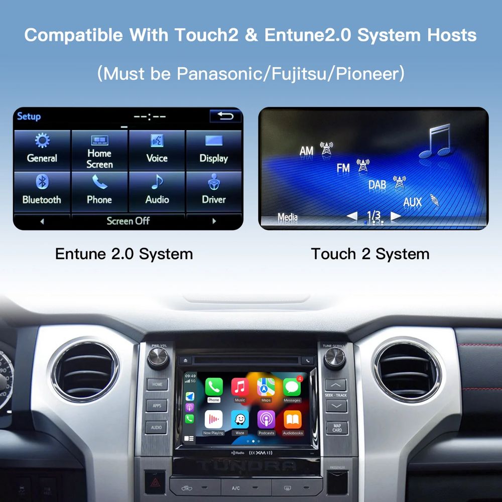 Toyota Modul Android Auto Apple CarPlay Wireless Navigatie