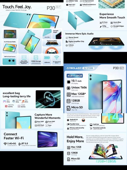Tablet teclast p30 таблет текласт меню на български