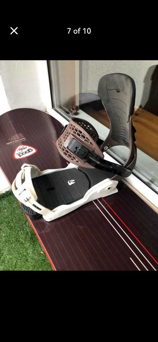 Сноуборд "Good" 170 cm X-Wide + автомати "Drake" Rusty Tootbrush XL