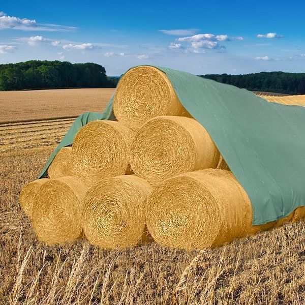 Зелено покривало за бали, сено и слама 10.4х25м, 140г breckner germany