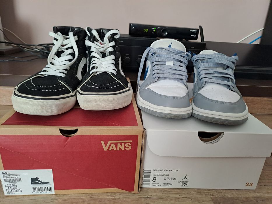 Air Jordan 1 low/ Vans Sk8-hi