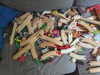 Tren, lemn, copiii (wooden train set) (Brio, Lidl, Mothercare, & IKEA)