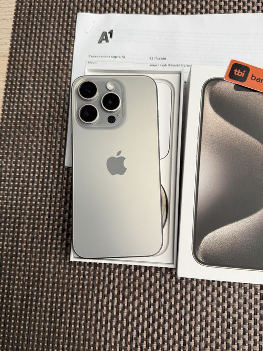128!ЛИЗИНГ*49лв/м iPhone 15 pro * Natural айфон 15 про