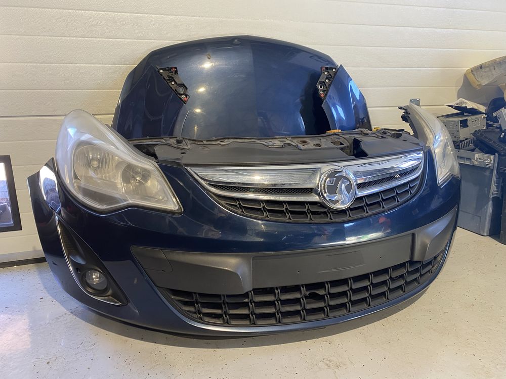 Fata completa Opel Corsa D facelift capota bara far aripa trager