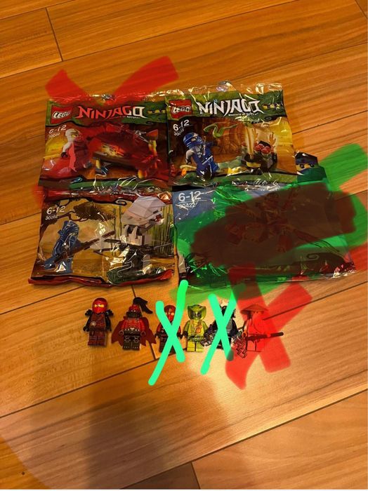 Lego ninjago minifigurine+ polibag