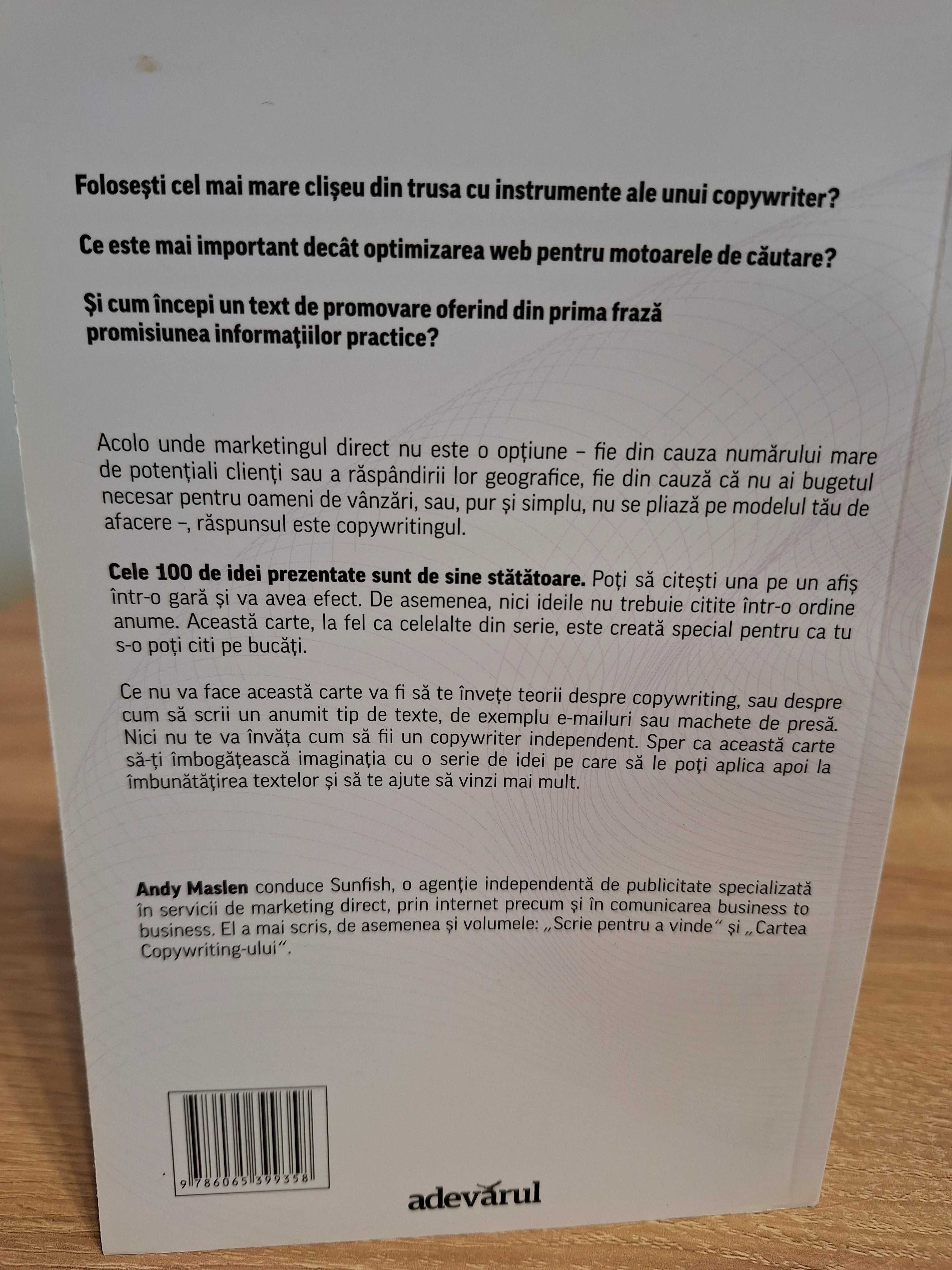 Carte "100 Idei geniale de copywriting de la companii de top din lume"