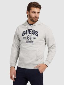 Нов мъжки суичър на GUESS , ХЛ размер , Sweatshirt Man Grey Guess XL