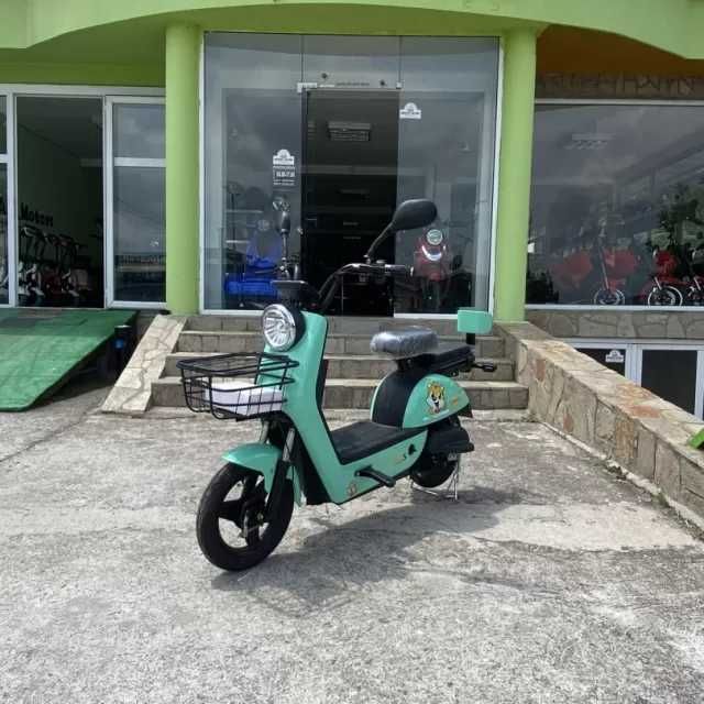 Електрически скутер с педали MaxMotors 500W 2023 500W/48V/12AH - GREEN