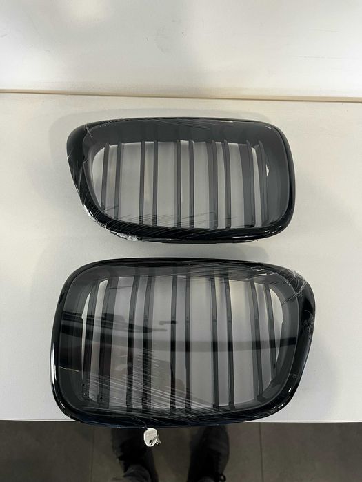 Grile Duble M Negru Lucios Bmw Seria 5 E39 1997-2003
