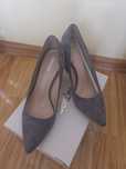 Pantofi stileto cu toc patrat gros 39