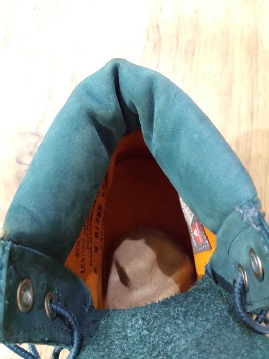 Bocanci TIMBERLAND originali noi piele waterproof turcoaz 39.5/42/45