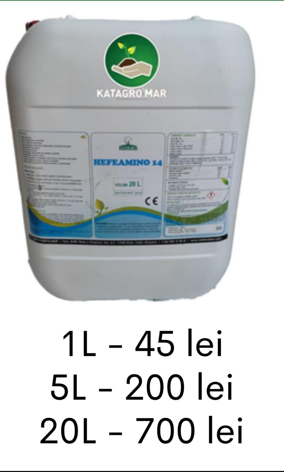 Îngrășământ foliar 20 litri  AMINO 14 , BIOSTIMULATOR SPANIA