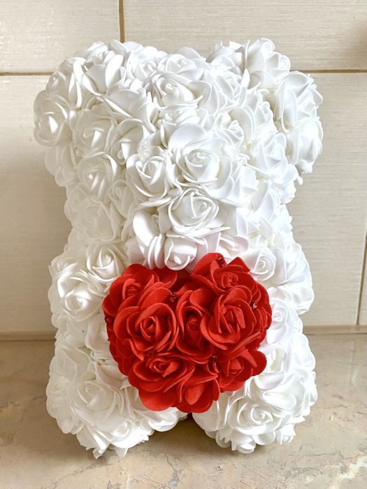 Мече от рози 25см