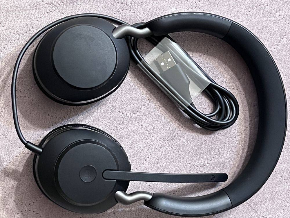 Jabra Evolve2 40 MS Stereo - Headset Ideal pentru Birou