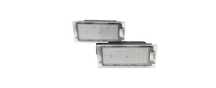 Set 2 Lampi Iluminare nr LED Renault Megane 2 si 3 Clio Laguna 2 si 3