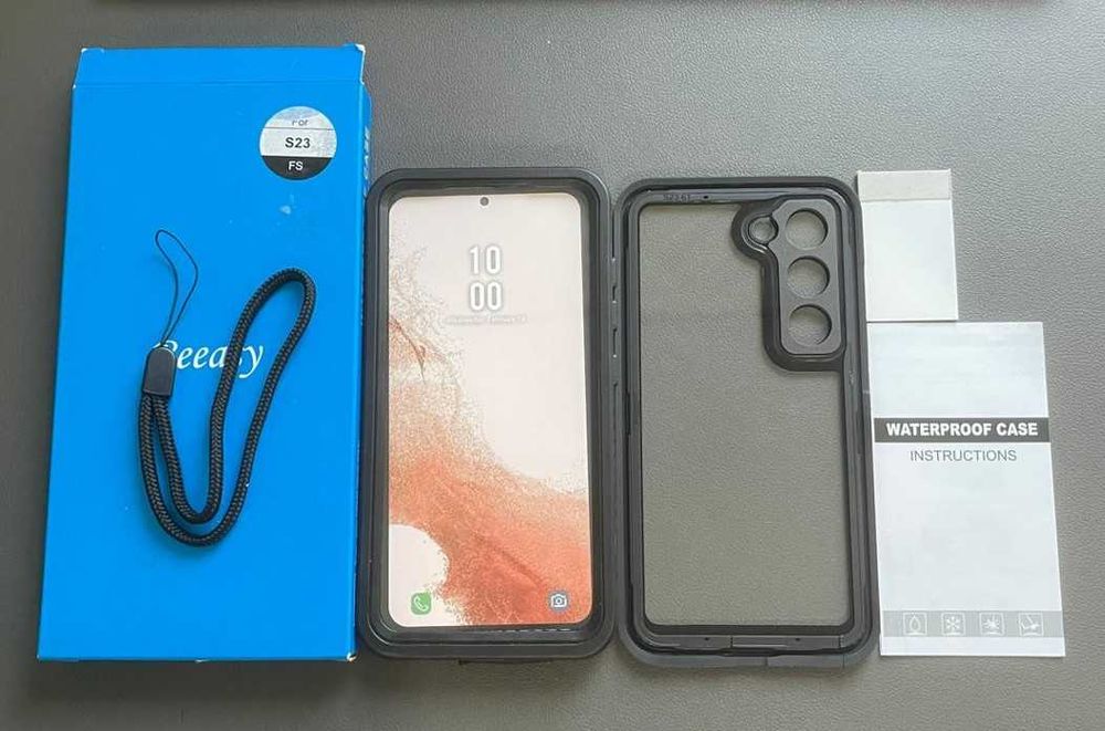 Husa subacvatica IP68 Samsung S24+/S23 Ultra/S23/S22 Ultra - NEGRU