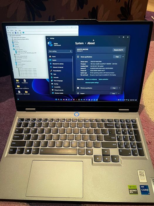 Laptop Gaming Lenovo Loq, I7 13650HX, RTX 3050, RAM 24 GB , SS