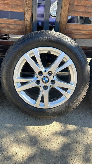 Roti complete iarna Bmw 5x112, senzori presiune, capace, 16 inch OEM