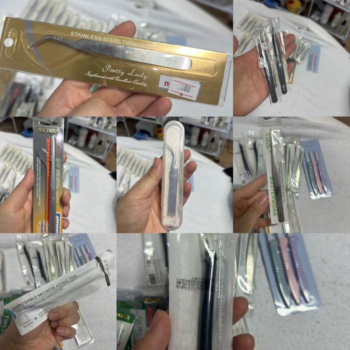Пинцеты для лэшмейкеров в наличии
