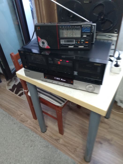 Dublu deck jvc, amplificator.Sony.radio.japonia