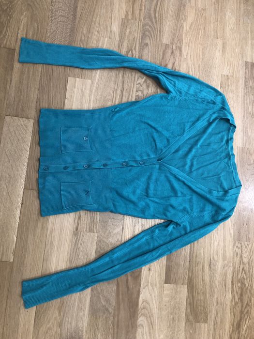 Cardigan turcoaz