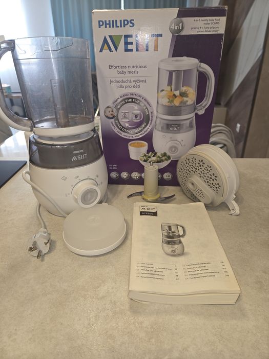 Уред за приготвяне на бебешки пюрета Philips Avenr
