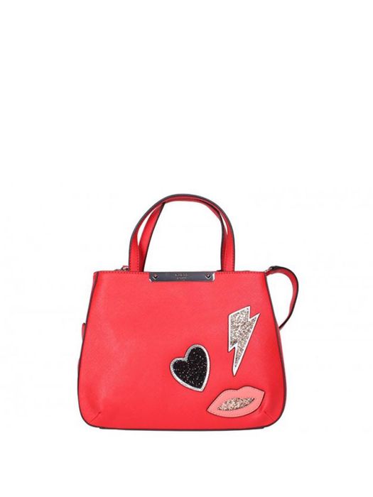 GUESS чанта с апликирани акценти с брокат