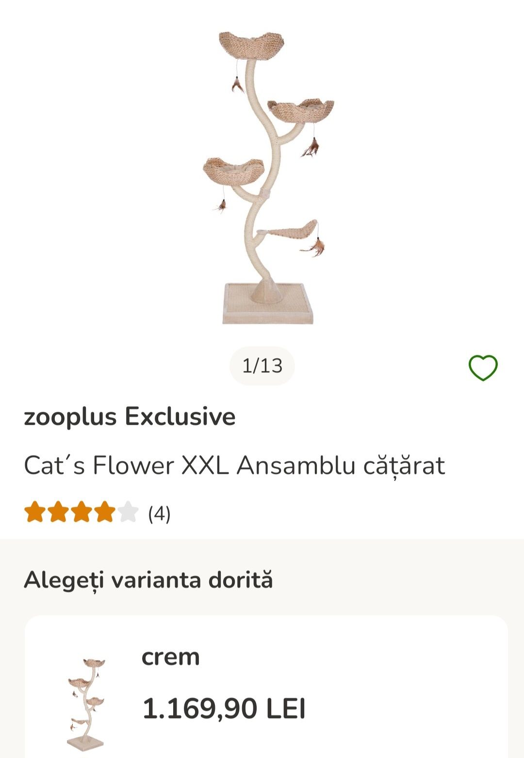 Ansamblul cățărat pentru pisici Cat's Flower XXL