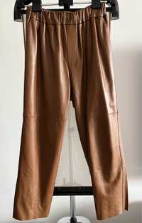 Продам новые рыжего цвета L размера брюки из мягкой натуральной кожи!