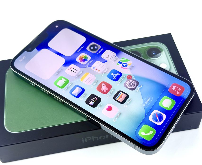 Apple iPhone 13 Pro 128GB Alpine Green 100% Батерия! Гаранция!