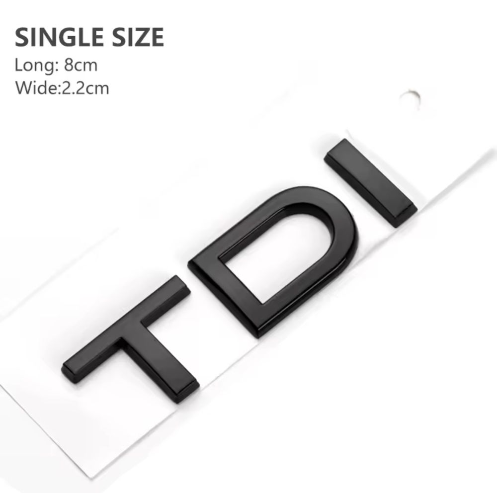 Embleme TDI Accesorii auto AUDI Stema Sigla Sticker Logo Emblema