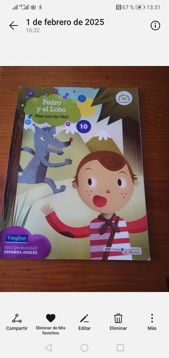 Дестки книжки на английски и испански език