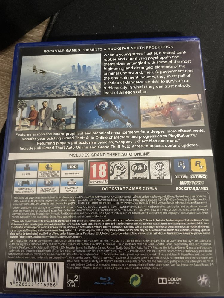 GTA 5 за playstation 4