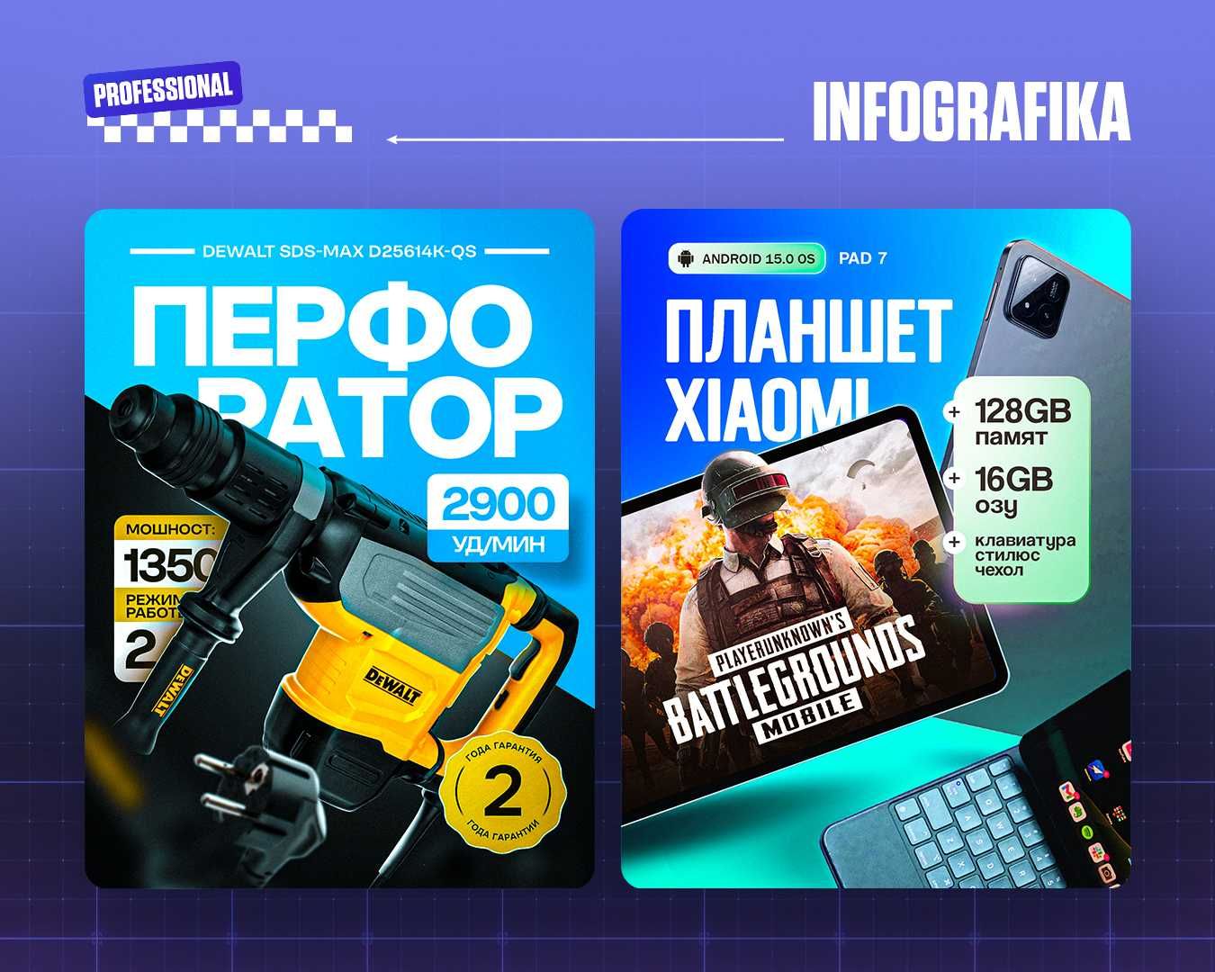 Infografika Dizayn Xizmati –  Uzum Market