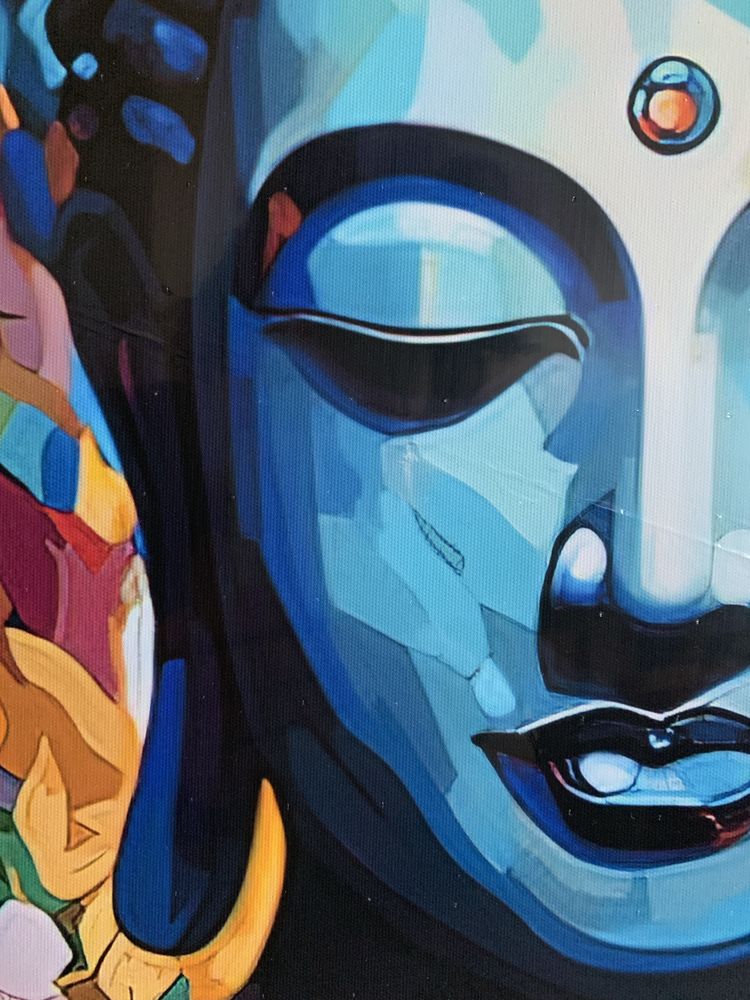 Картина на платно Буда 40х50 см