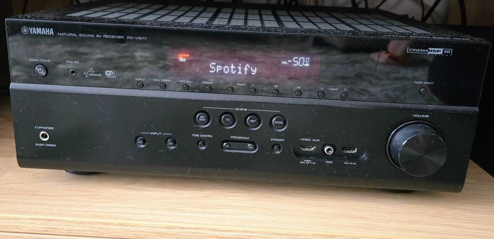 Vand Receiver AV de Rețea Yamaha RX-V677 - 7.2 Canale, Wi-Fi & 4K