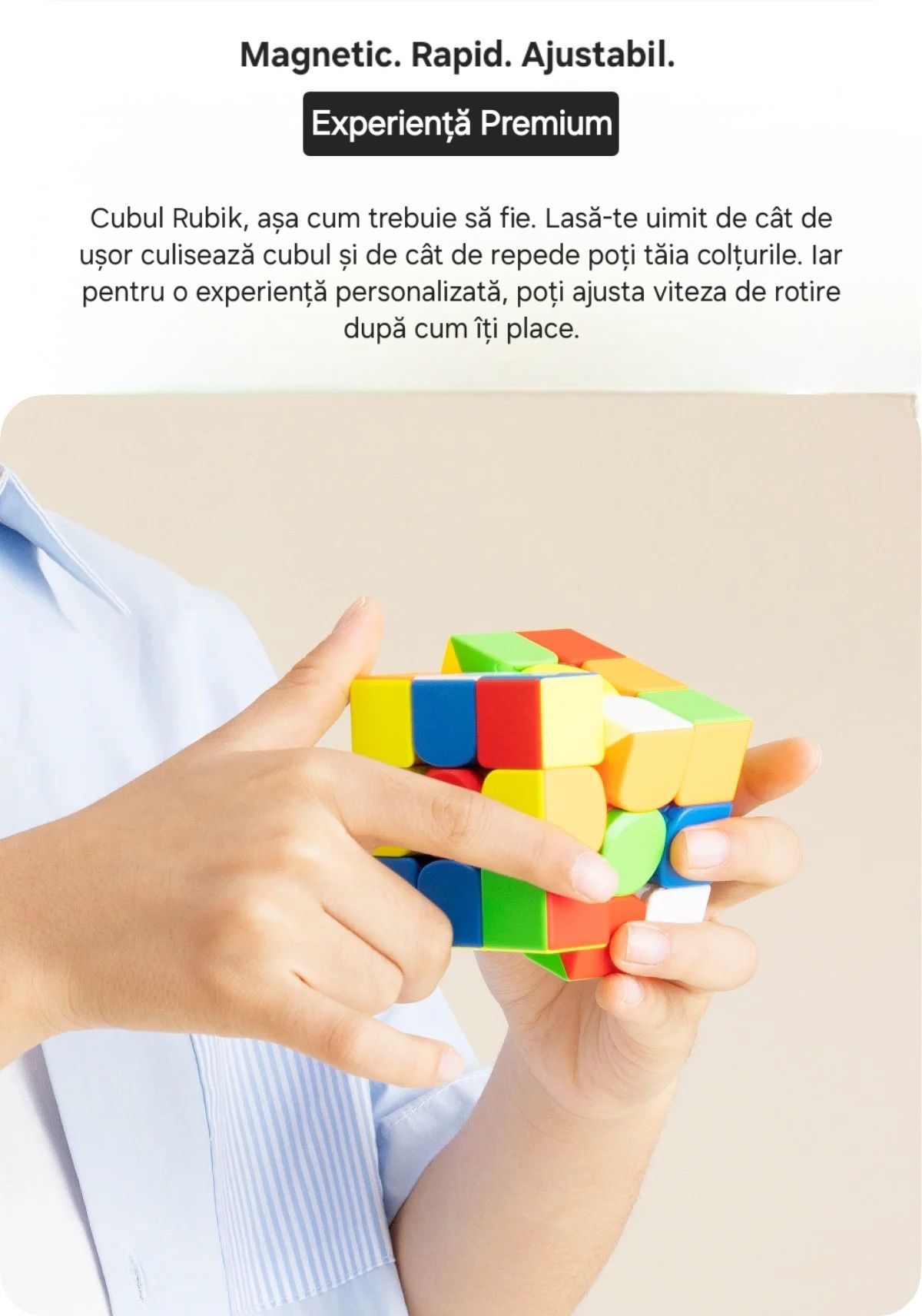 Cub tip Rubik MAGNETIC MonsterGo. SpeedCube, Stickerless, Gan Original
