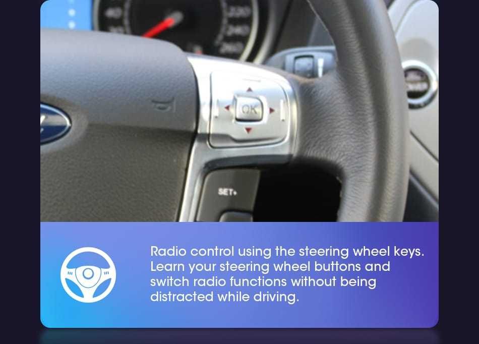 Navigatie Android Ford Mondeo Waze YouTube BT GPS casetofon