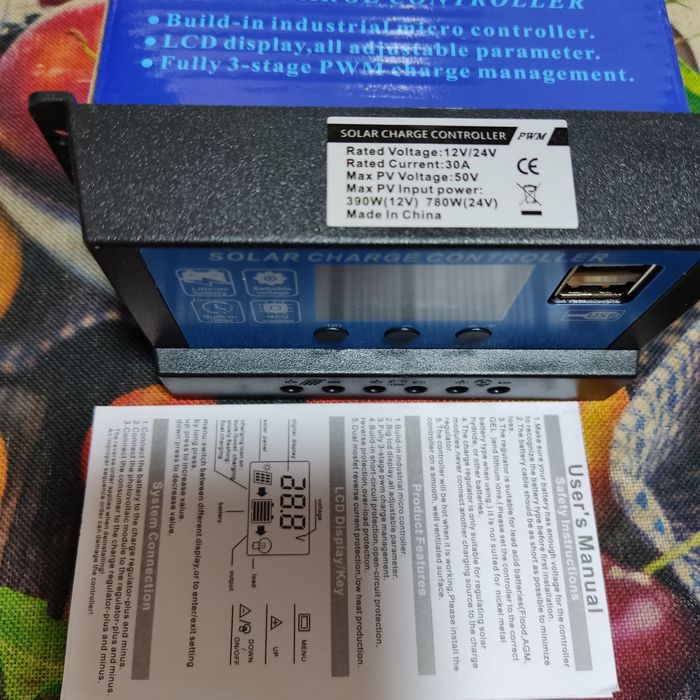 Controler solar PWM 30A