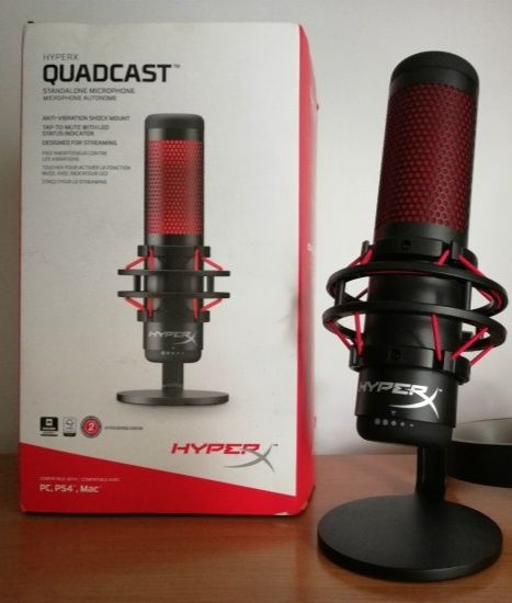HyperX QuadCast — профессиональный USB микрофон для стримов и записи