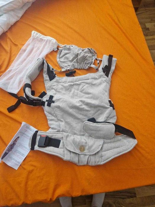 Vand port bebe marsupiu LennyLamb 0-3 ani (maxim 20Kg)