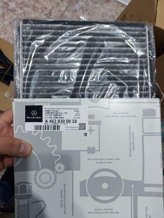Салонный фильтр на W463 Mercedes, G500,G55amg, G63amg