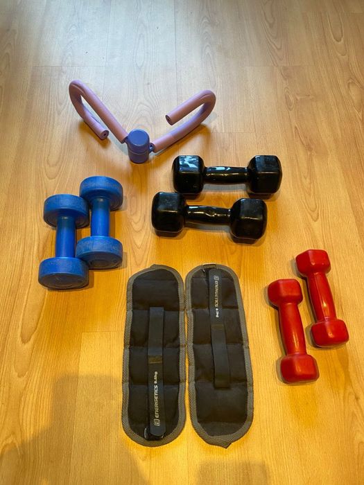 Гири + тежести за глезени/ръце – комплект