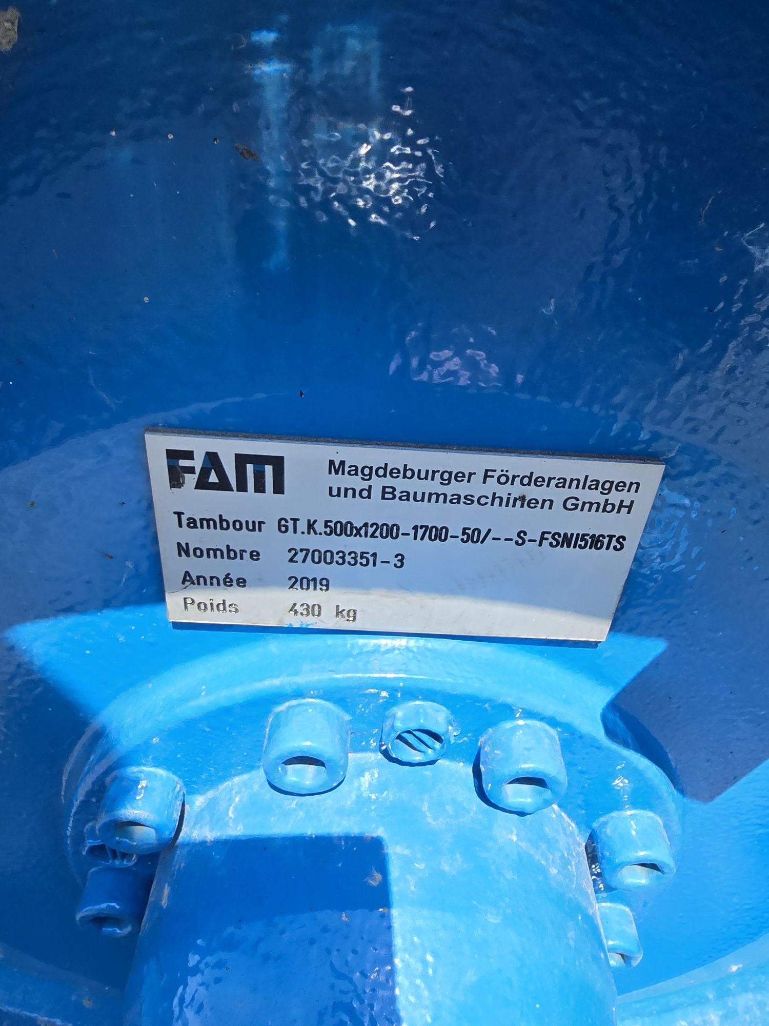 Барабани за ГТЛ -FAM GmbH 1200мм и 2000мм лента