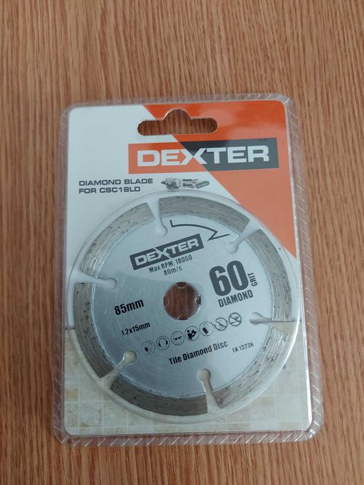 Panza diamantata, DEXTER, granulatie 60,  pentru taiat gresie, fa